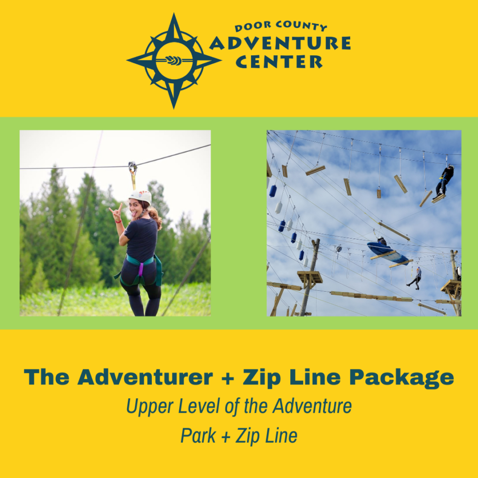 3 adventure park zip line package