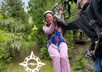 rowleys bay 8 span canopy zipline tour