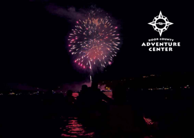 Kayak firework tour