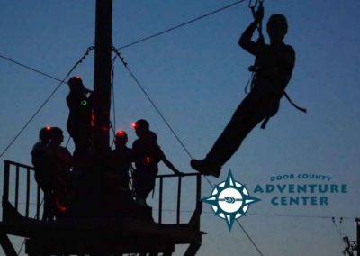 glowstick zip line tour